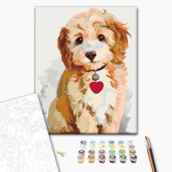 Malen nach Zahlen - Dog (Puppy)