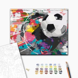 Malen nach Zahlen - Colourful Ball