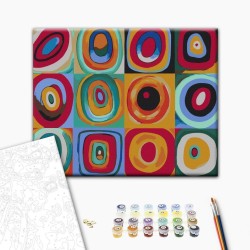 Malen nach Zahlen - Colourful Rings