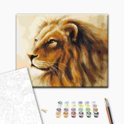 Malen nach Zahlen - Lion King