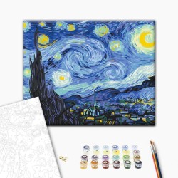 Malen nach Zahlen - Van Goghs Starry Night