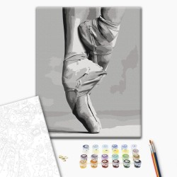 Malen nach Zahlen - Ballet Shoes