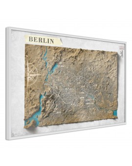 Raised Relief Map: Berlin